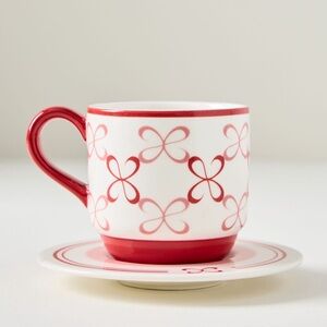 Maeve Stoneware Espresso Cup & Saucer